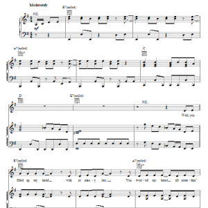 Jo Dee Messina My Give A Damn's Busted Musik Noten - Piano, Vocal & Guitar Chords - 50432-0