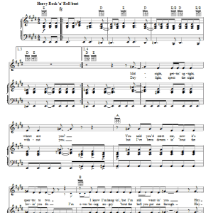 Joan Jett I Hate Myself For Loving You Musik Noten - Piano, Vocal & Guitar Chords - 69356-0