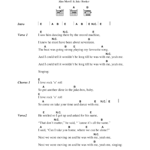Joan Jett I Love Rock N' Roll Musik Noten - Guitar Chords/Lyrics - 44674-0