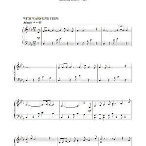Jocelyn Pook With Wand'ring Steps (from The Merchant Of Venice) Musik Noten - Piano Solo - 37666-0