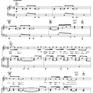 Jody McBrayer To Ever Live Without Me Musik Noten - Piano, Vocal & Guitar Chords - 57408-0
