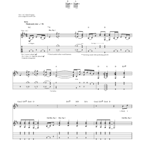 Joe Bonamassa The Valley Runs Low Musik Noten - Guitar Tab - 165255-0