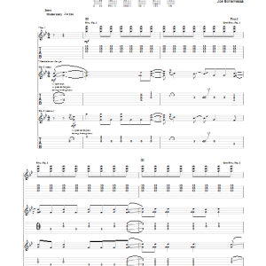 Joe Bonamassa The Whale That Swallowed Jonah Musik Noten - Guitar Tab - 88504-0