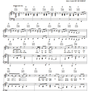 Joe Diffie Bigger Than The Beatles Musik Noten - Piano, Vocal & Guitar Chords - 30978-0