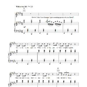 Joe Dolce Shaddap You Face Musik Noten - Piano, Vocal & Guitar Chords - 36791-0