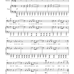 Joe Duddell Cease Sorrows Now (for baritone and piano) Musik Noten - Piano & Vocal - 46047-0