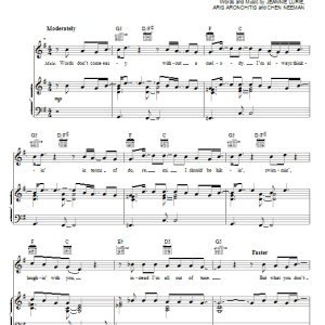 Joe Jonas You're My Favorite Song (from Camp Rock 2) Musik Noten - Piano, Vocal & Guitar Chords - 76399-0