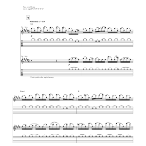 Joe Satriani A Door Into Summer Musik Noten - Guitar Tab - 167211-0