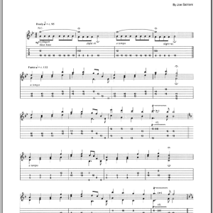 Joe Satriani Baroque Musik Noten - Guitar Tab - 71526-0