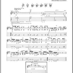 Joe Satriani Can't Slow Down Musik Noten - Guitar Tab - 71578-0