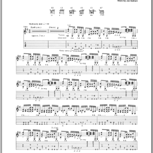 Joe Satriani Circles Musik Noten - Guitar Tab - 71510-0
