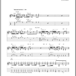 Joe Satriani Crystal Planet Musik Noten - Guitar Tab - 71522-0