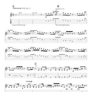 Joe Satriani Hill Groove Musik Noten - Guitar Tab - 64866-0