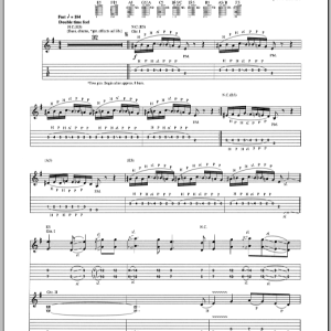 Joe Satriani Killer Bee Bop Musik Noten - Guitar Tab - 71523-0