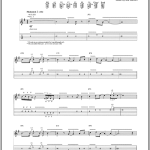 Joe Satriani Moroccan Sunset Musik Noten - Guitar Tab - 71672-0