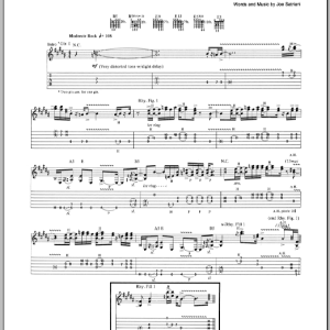 Joe Satriani Ride Musik Noten - Guitar Tab - 71496-0