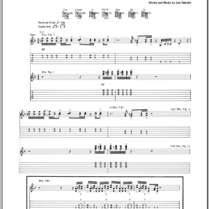 Joe Satriani Strange Musik Noten - Guitar Tab - 71577-0