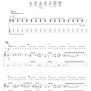 Joe Satriani Ten Words Musik Noten - Guitar Tab - 64879-0