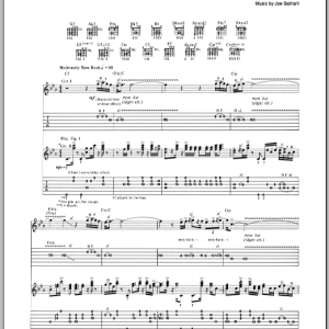 Joe Satriani The Forgotten (Part Two) Musik Noten - Guitar Tab - 71497-0