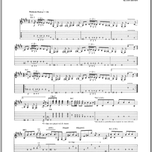 Joe Satriani The Mighty Turtle Head Musik Noten - Guitar Tab - 71525-0