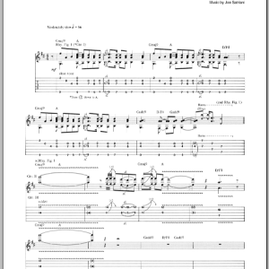 Joe Satriani Thinking Of You Musik Noten - Guitar Tab - 71700-0