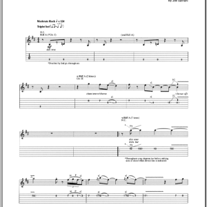 Joe Satriani Time Musik Noten - Guitar Tab - 71520-0