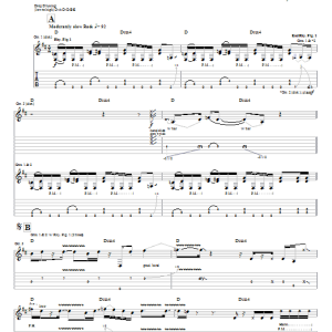 Joe Satriani Up In Flames Musik Noten - Guitar Tab - 64890-0