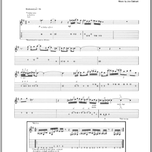 Joe Satriani Woodstock Jam Musik Noten - Guitar Tab - 71698-0