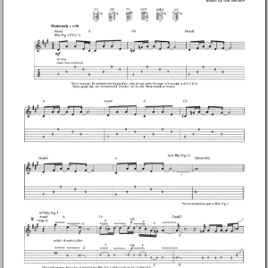 Joe Satriani (You're) My World Musik Noten - Guitar Tab - 71674-0