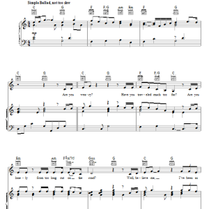 Joel Higgins Welcome Home Musik Noten - Piano, Vocal & Guitar Chords - 52607-0