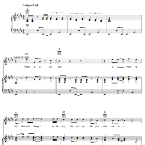 Joel Higgins What's In It For Me? Musik Noten - Piano, Vocal & Guitar Chords - 52608-0