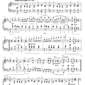 Johann Friedrich Burgmuller The Gypsies Musik Noten - Piano Solo - 72161-0