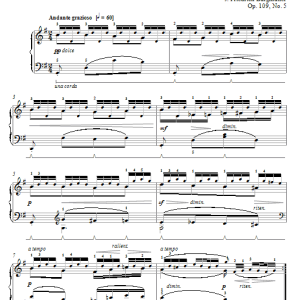 Johann Friedrich Burgmuller The Spring Musik Noten - Piano Solo - 72162-0