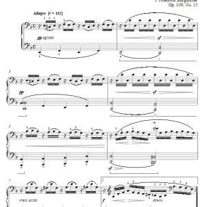 Johann Friedrich Burgmuller The Storm Musik Noten - Piano Solo - 72168-0