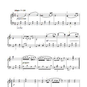 Johannes Brahms Hungarian Dance No.5 Musik Noten - Piano Solo - 111248-0