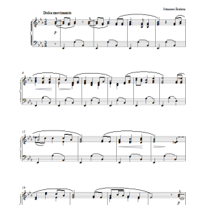 Johannes Brahms Lullaby Op. 49, No. 4 Musik Noten - Piano Solo - 27433-0
