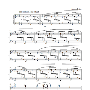 Johannes Brahms Muss es eine Trennung geben (from Ballads from Tieck's 'Magelone', Op. 33, No. 12) Musik Noten - Piano Solo - 27434-0