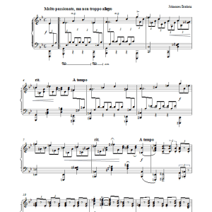 Johannes Brahms Rhapsody No. 2 in G Minor, Op. 79 Musik Noten - Piano Solo - 27440-0