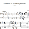 Johannes Brahms Variations on St Anthony Chorale (Theme) Musik Noten - Piano Solo - 27441-0