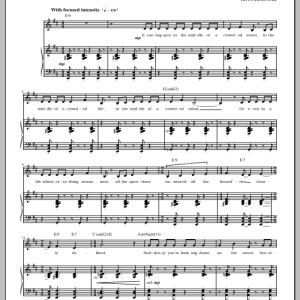 John Bucchino A Glimpse Of The Weave Musik Noten - Piano & Vocal - 88741-0