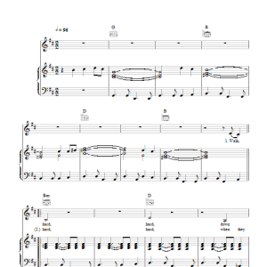 John C. Reilly Walk Hard Musik Noten - Piano, Vocal & Guitar Chords - 43649-0