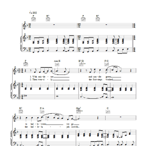 John Cale Child's Christmas In Wales Musik Noten - Piano, Vocal & Guitar Chords - 41564-0
