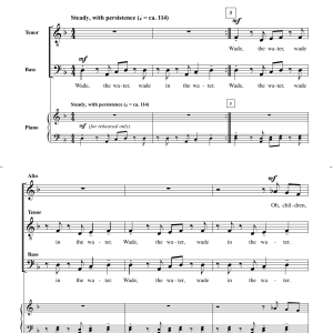 John Conahan Wade In The Water Musik Noten - SATB Choir - 157926-0