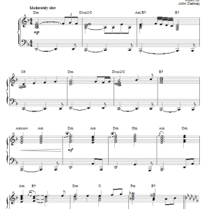 John Debney Peter Denies Jesus Musik Noten - Piano Solo - 27973-0
