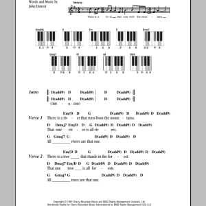 John Denver Amazon (Let This Be A Voice) Musik Noten - Ukulele Chords/Lyrics - 162928-0