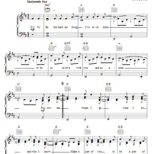 John Denver Follow Me Musik Noten - Piano, Vocal & Guitar Chords - 50532-0