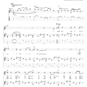 John Denver I Guess He'd Rather Be In Colorado Musik Noten - Guitar Tab - 62804-0