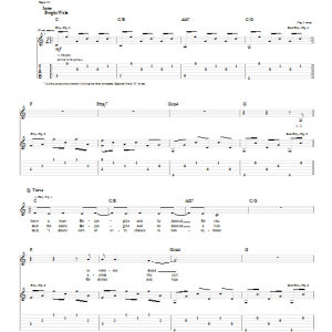 John Denver Mr. Bojangles Musik Noten - Guitar Tab - 91367-0
