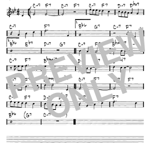John Green You're Mine You Musik Noten - Real Book – Melody & Chords – C Instruments - 60782-0
