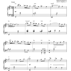 John H. Hopkins, Jr. We Three Kings Of Orient Are [Gospel version] Musik Noten - Piano Solo - 85387-0